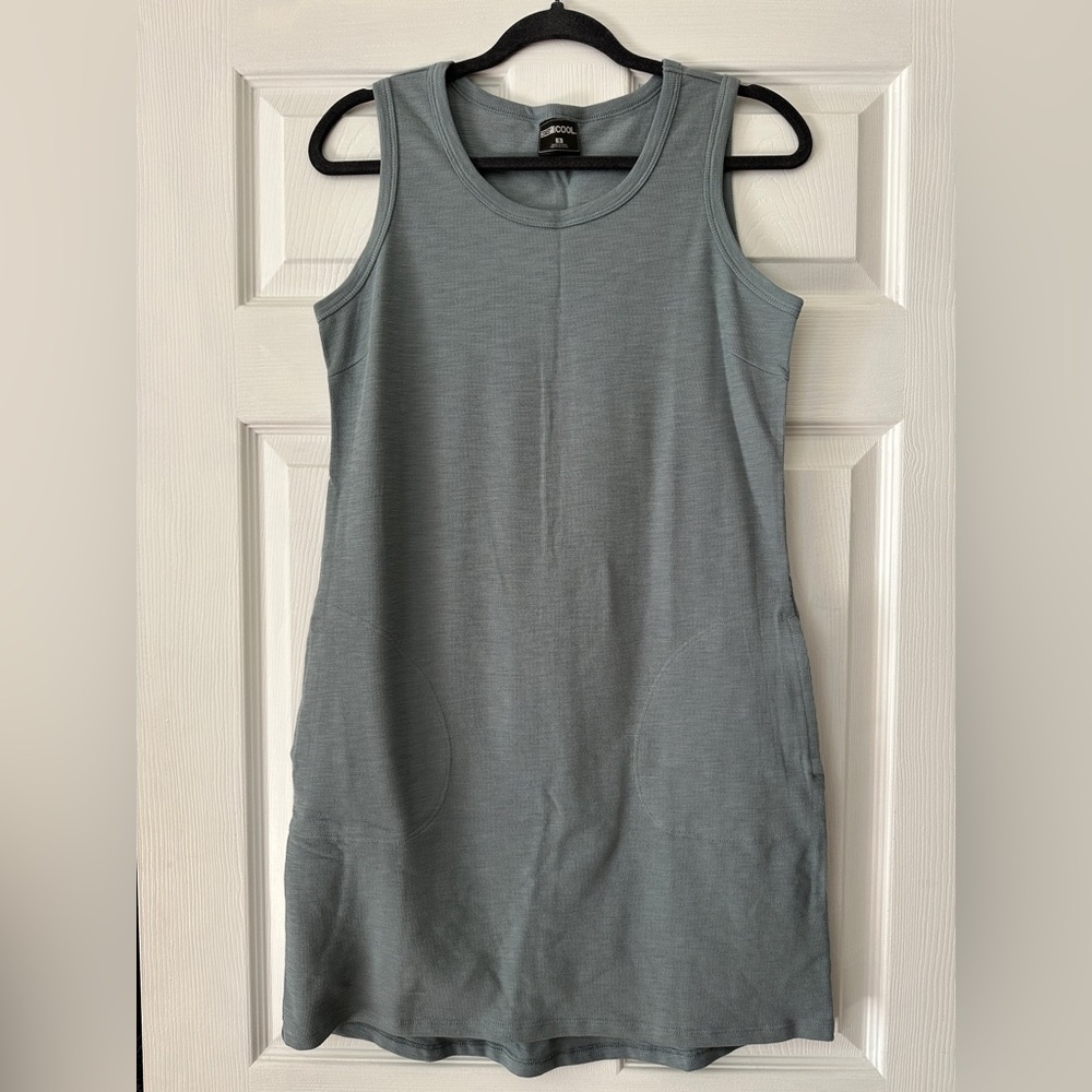 Teal Sleeveless Dress, Size S